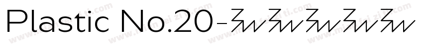 Plastic No.20字体转换